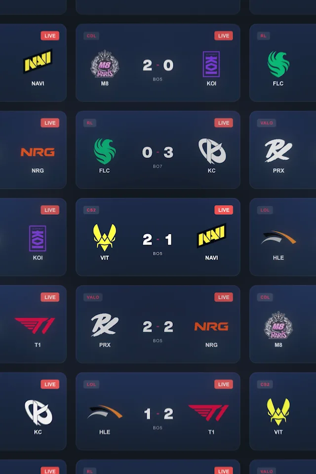 Project thumbnail: ESPORT NEWS - APP LAUNCH